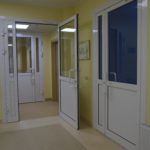 Алюминиевая дверь 800×2100 мм.